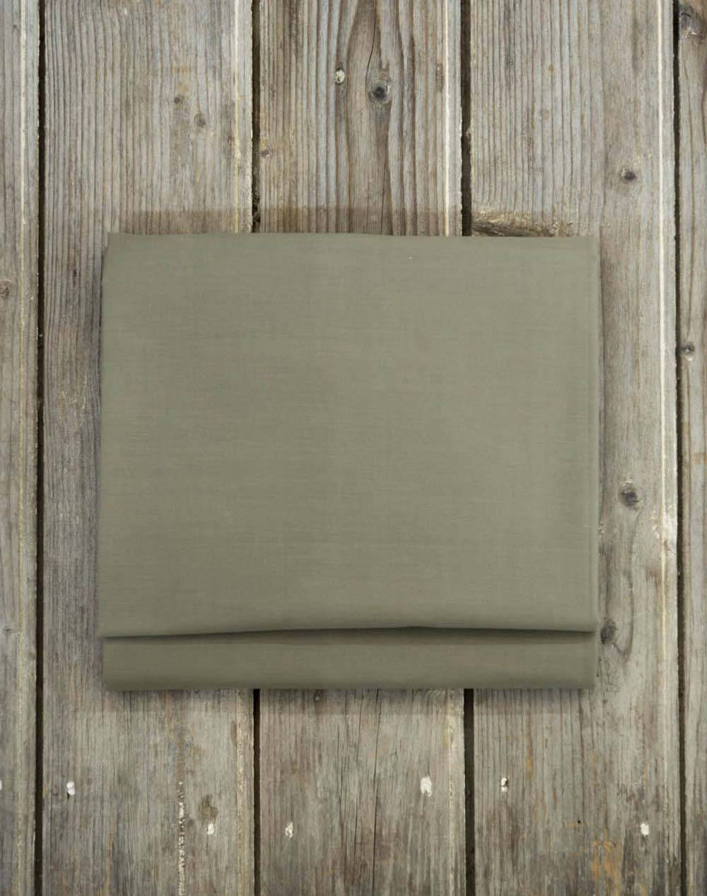 Nima cearsaf de pat dublu cu elastic unicolors - brown