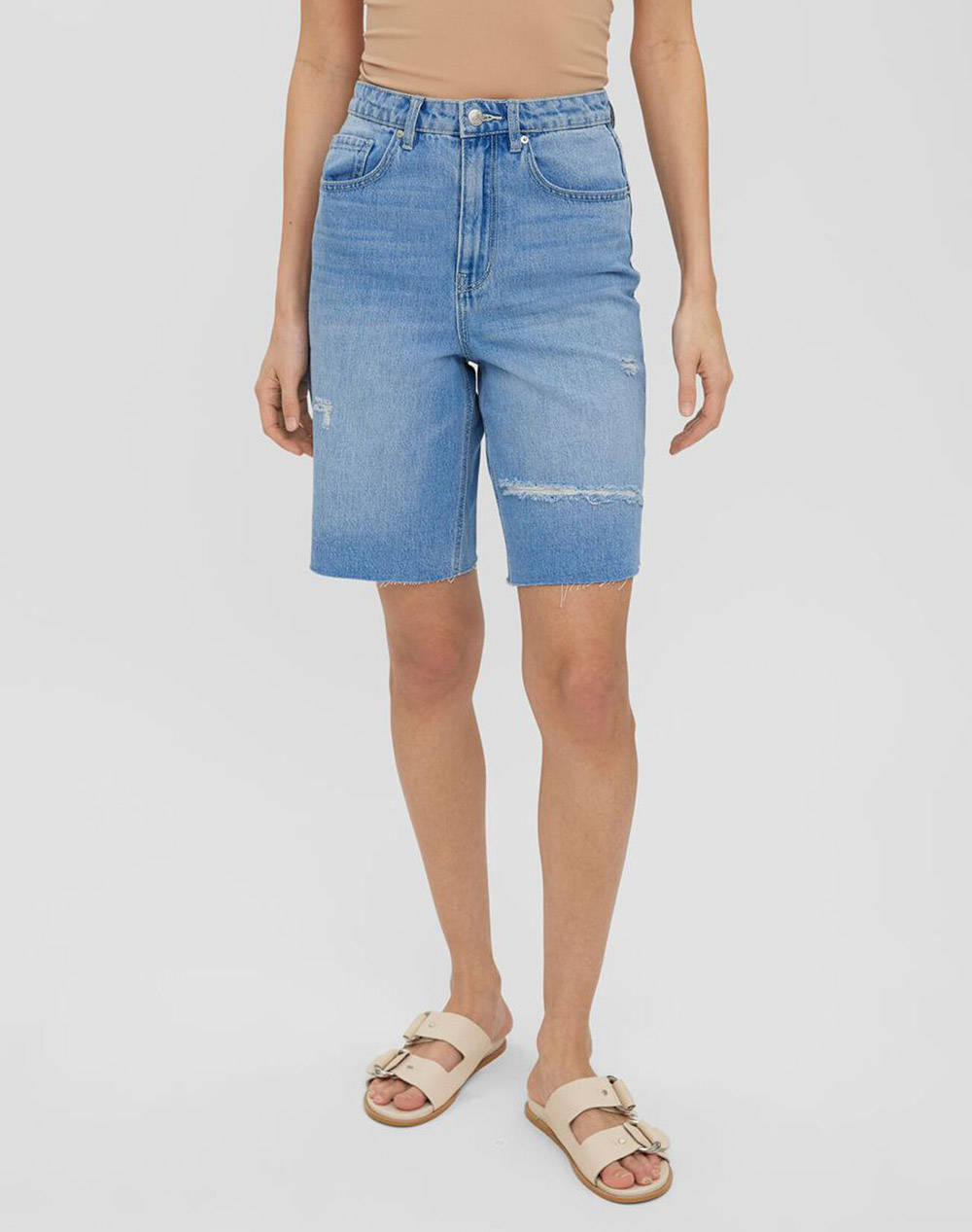 VERO MODA VMREBECCA SHR LONG DENIM SHORTS LI381