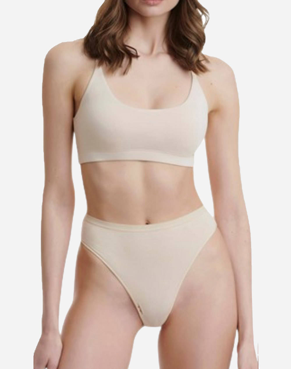 Walk de dama cu talie inalta brazilian bamboo 2piese