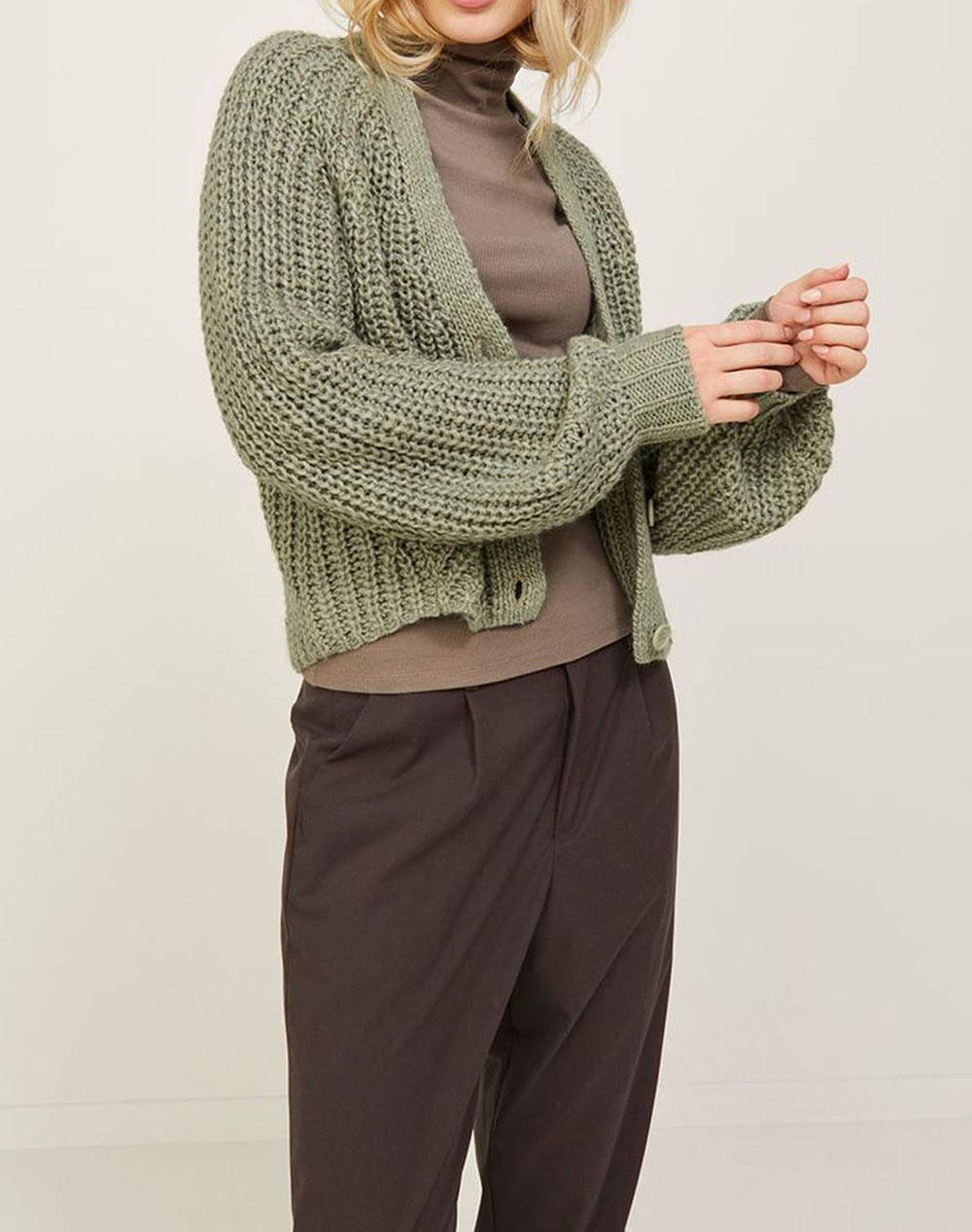 JJXX JXORLA CHUNKY CARDIGAN KNIT SN