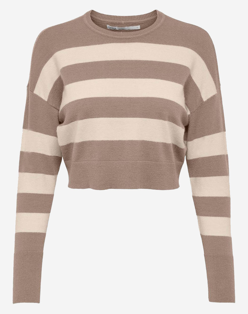 Only onlibi l/s cropped pullover cc knt