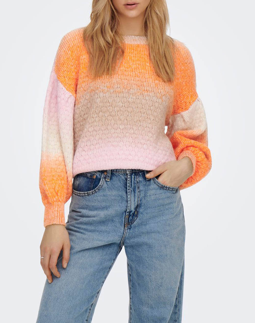 Only onlbimini l/s pullover knt