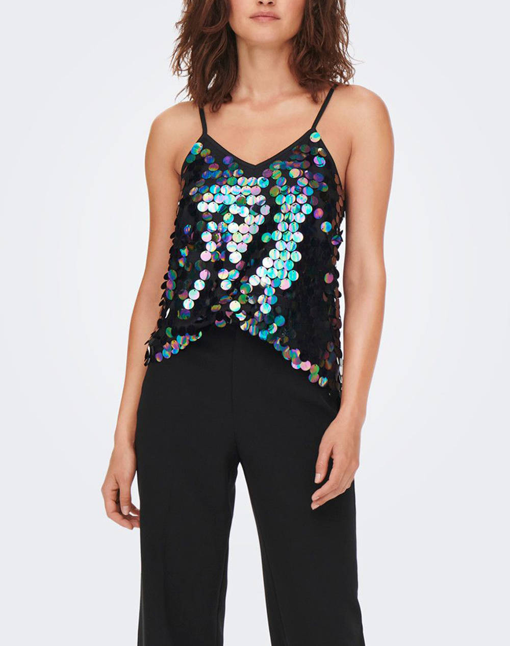 Only onlemili s/l sequins top jrs