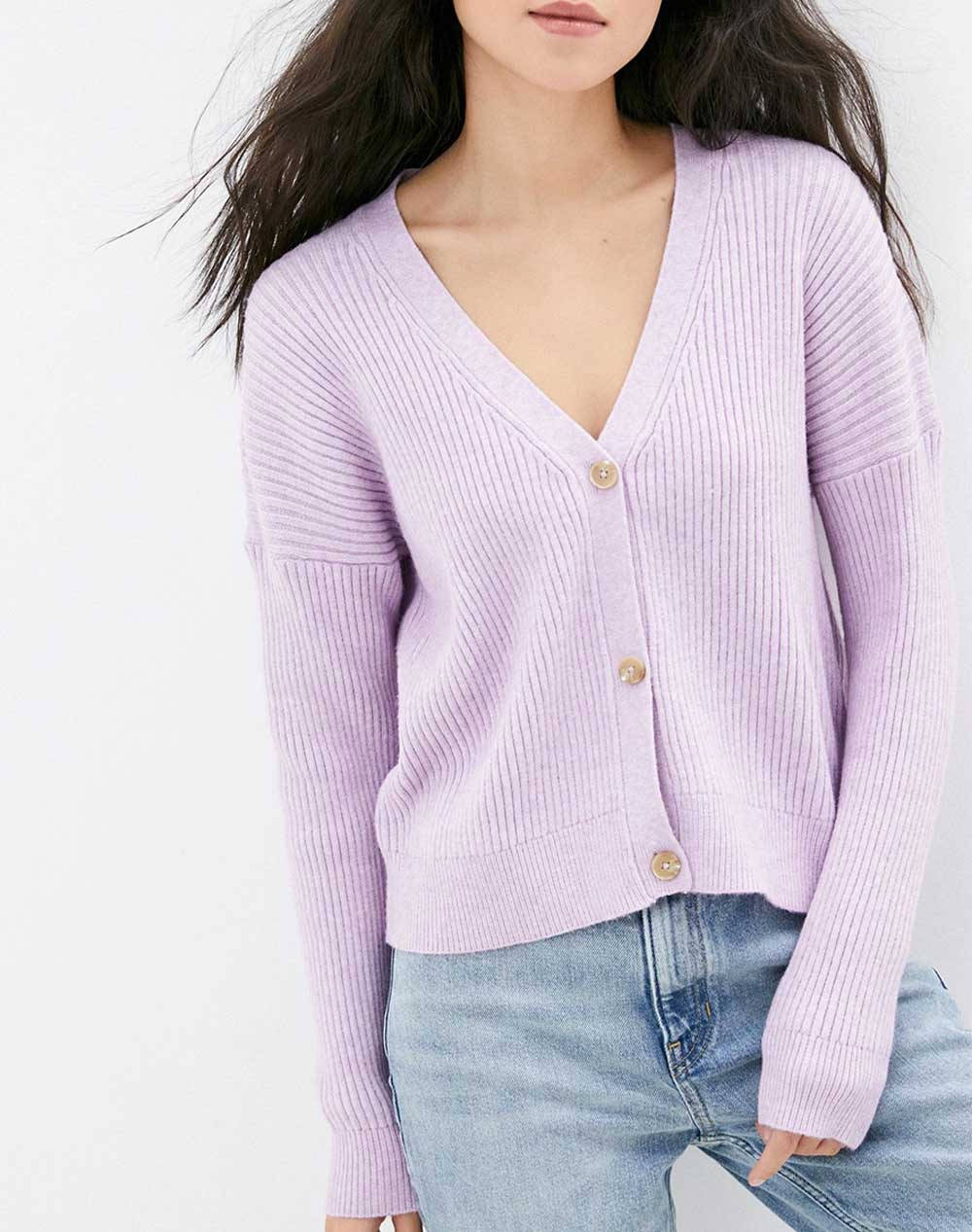 Only onlkatia l/s short cardigan cc knt