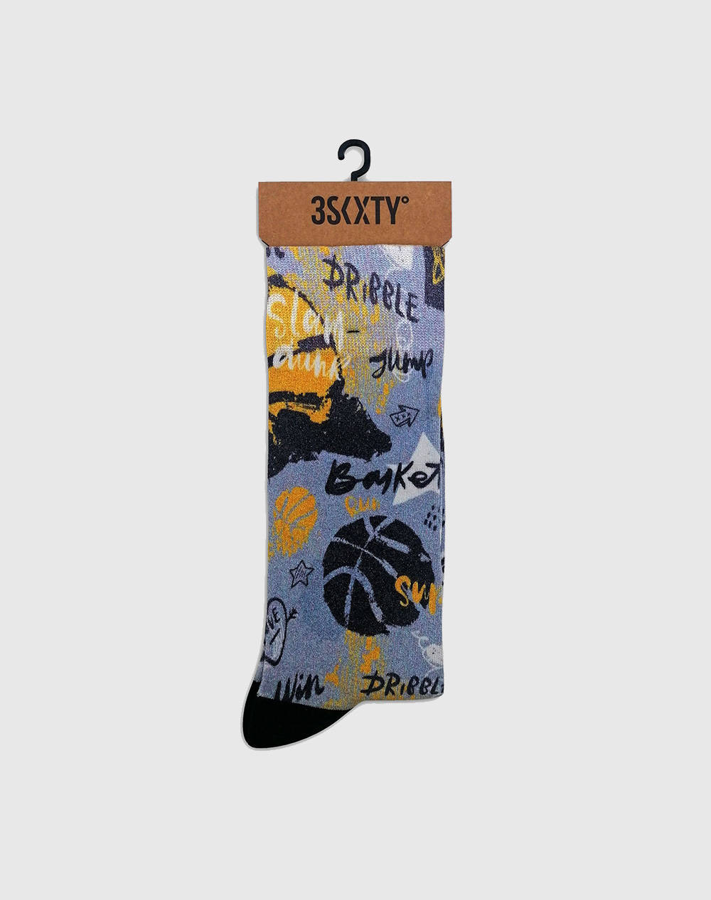 Walk 3sixty sosete de barbati printed bamboo