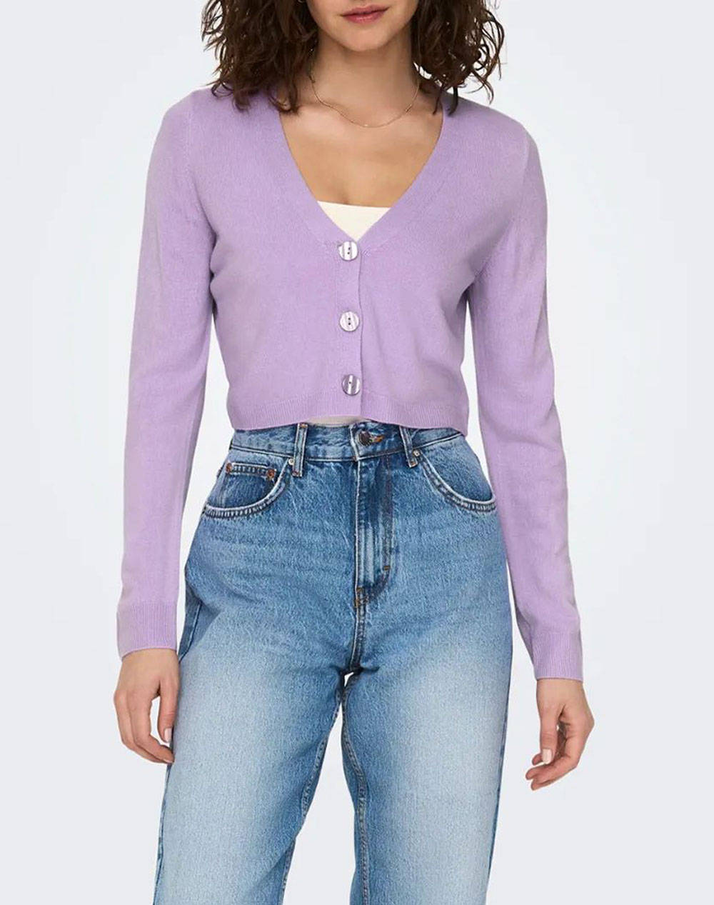 Only onlsunny ls short v-neck cardigan cc knt