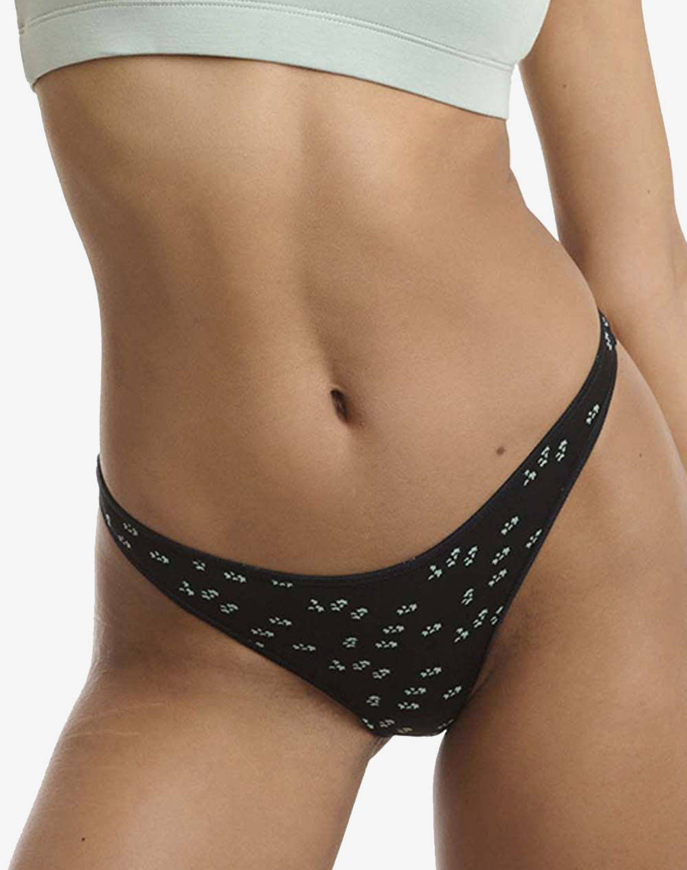 Walk de dama thong bamboo cu model 2 piese