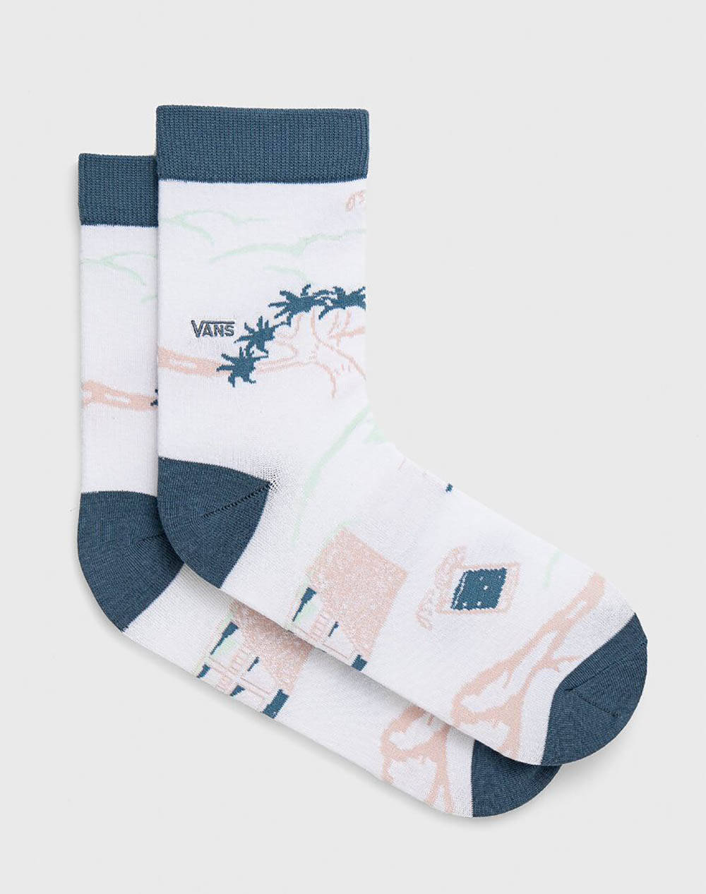 Vans classic print 3/4 crew