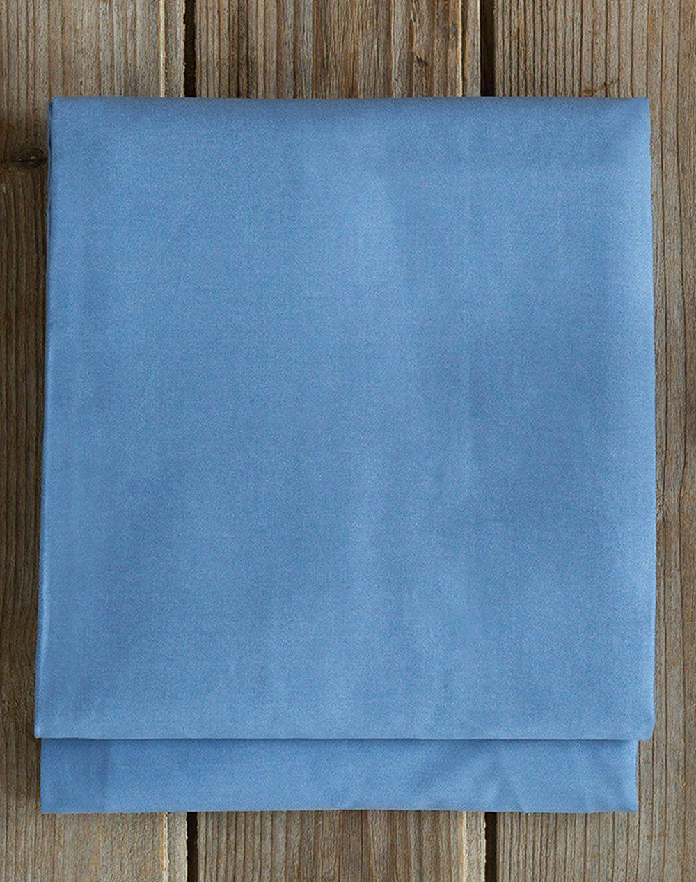 NIMA Cearceaf pat Superior Satin - Denim Blue (Dimensiuni: 160x260cm.