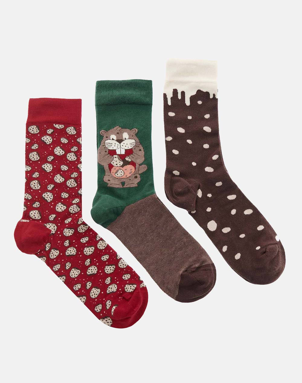 WALK UNISEX COOKIES SOCKS 3-PACK