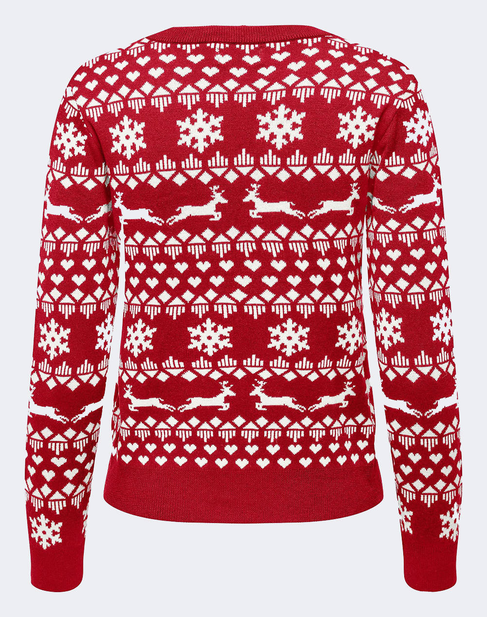 ONLY ONLXMAS SNOWFLAKE O-NECK KNT