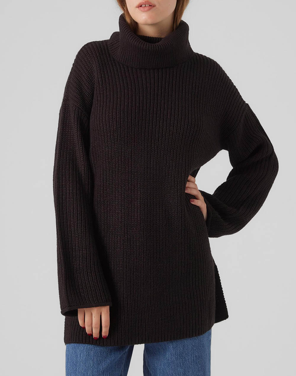 Vero moda vmsayla oversize cowlnk pullover boo