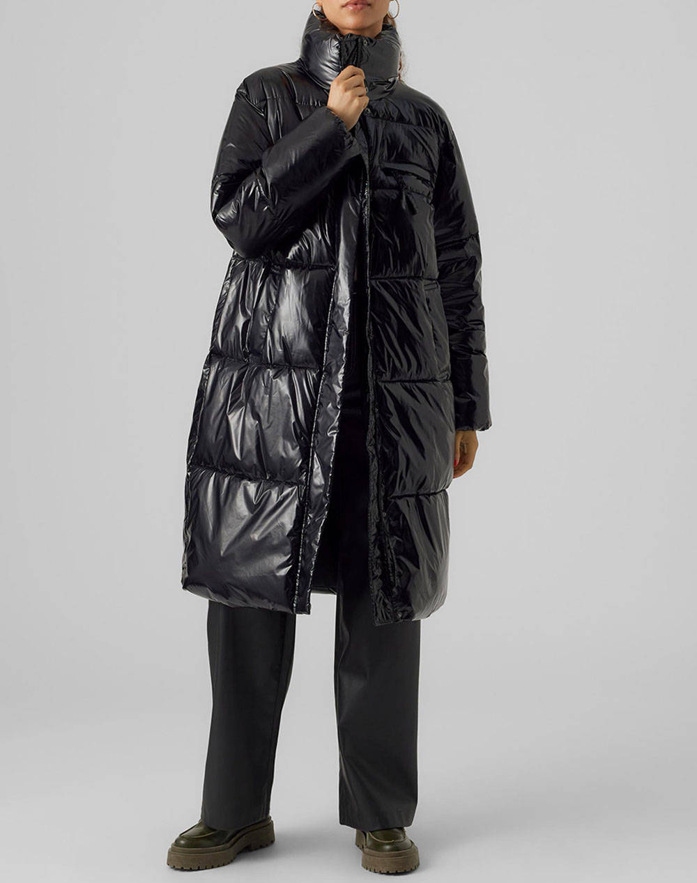 Vero moda vmshiny long coat ts