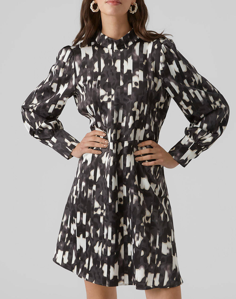 Vero moda vmmerle high-neck short dress wvn ga