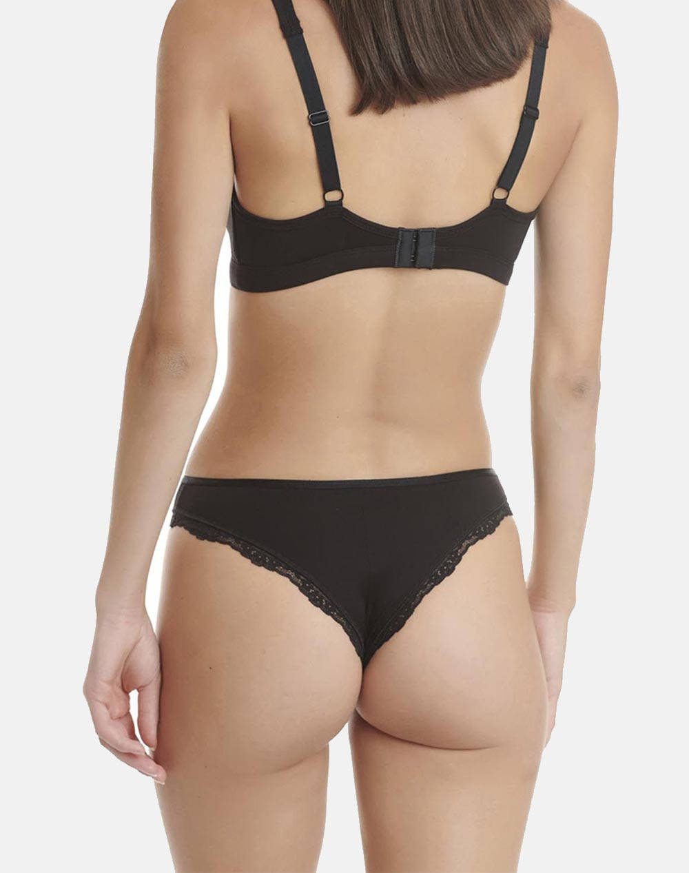 WALK DE DAMA BRAZILIAN CU DANTELA 2 PIESE