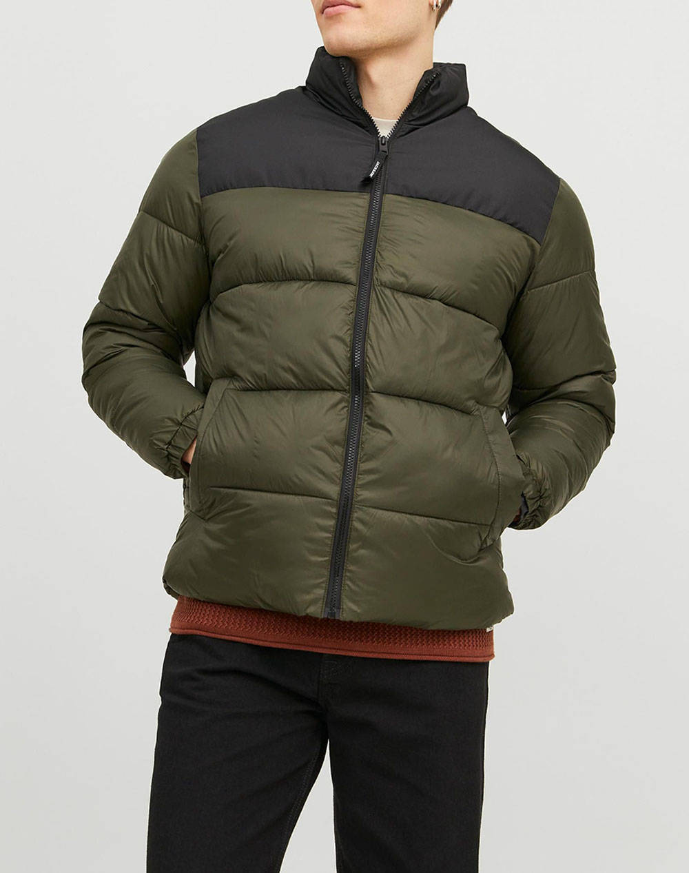 JACK&JONES JJETOBY PUFFER COLLAR SN