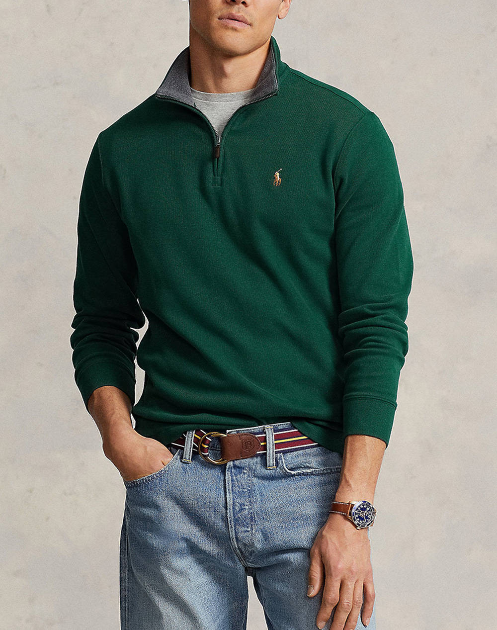 RALPH LAUREN HZM10-HALF ZIP