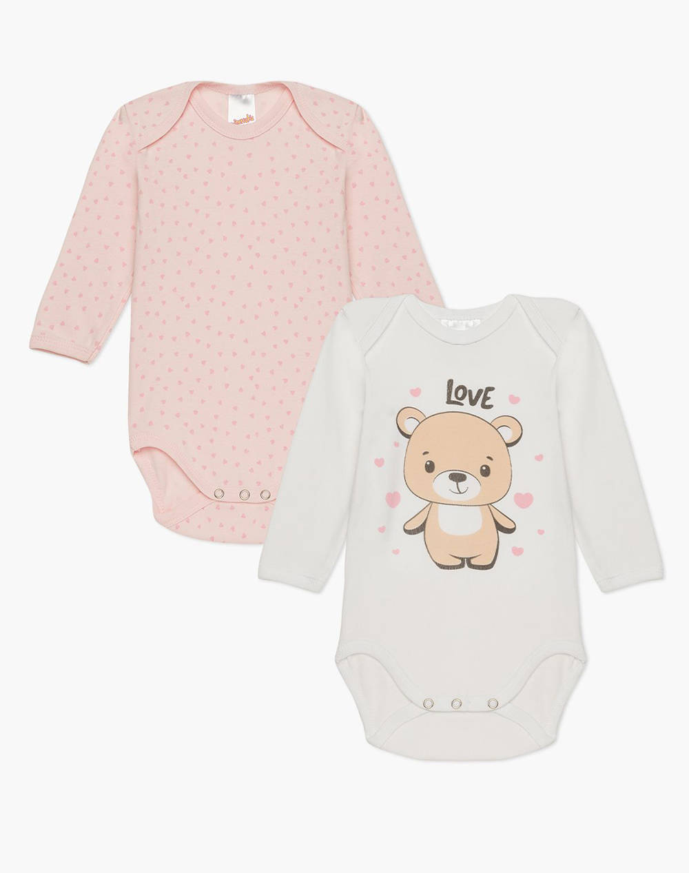 Minerva body bebe 2piese fetite hearts