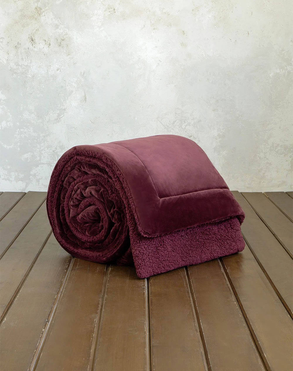 Nima patura/plapuma pat - nuan bordeaux (dimensiuni: 160 x 220 cm.)