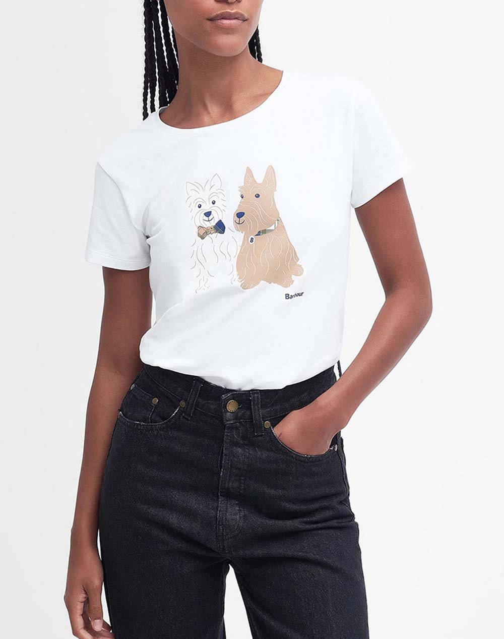 Barbour highlands t-shirt bluza