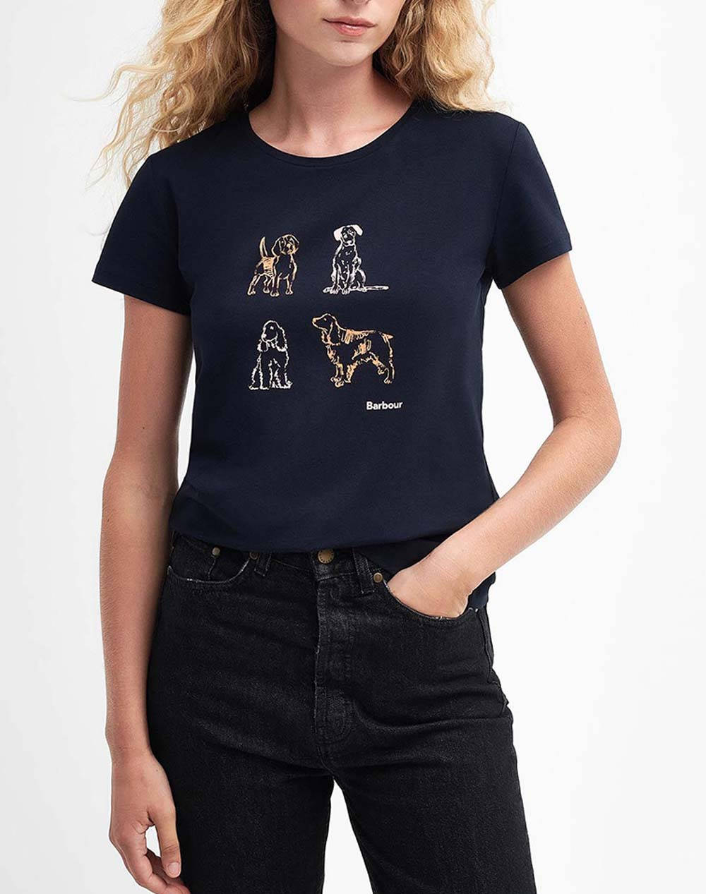Barbour bowland t-shirt bluza