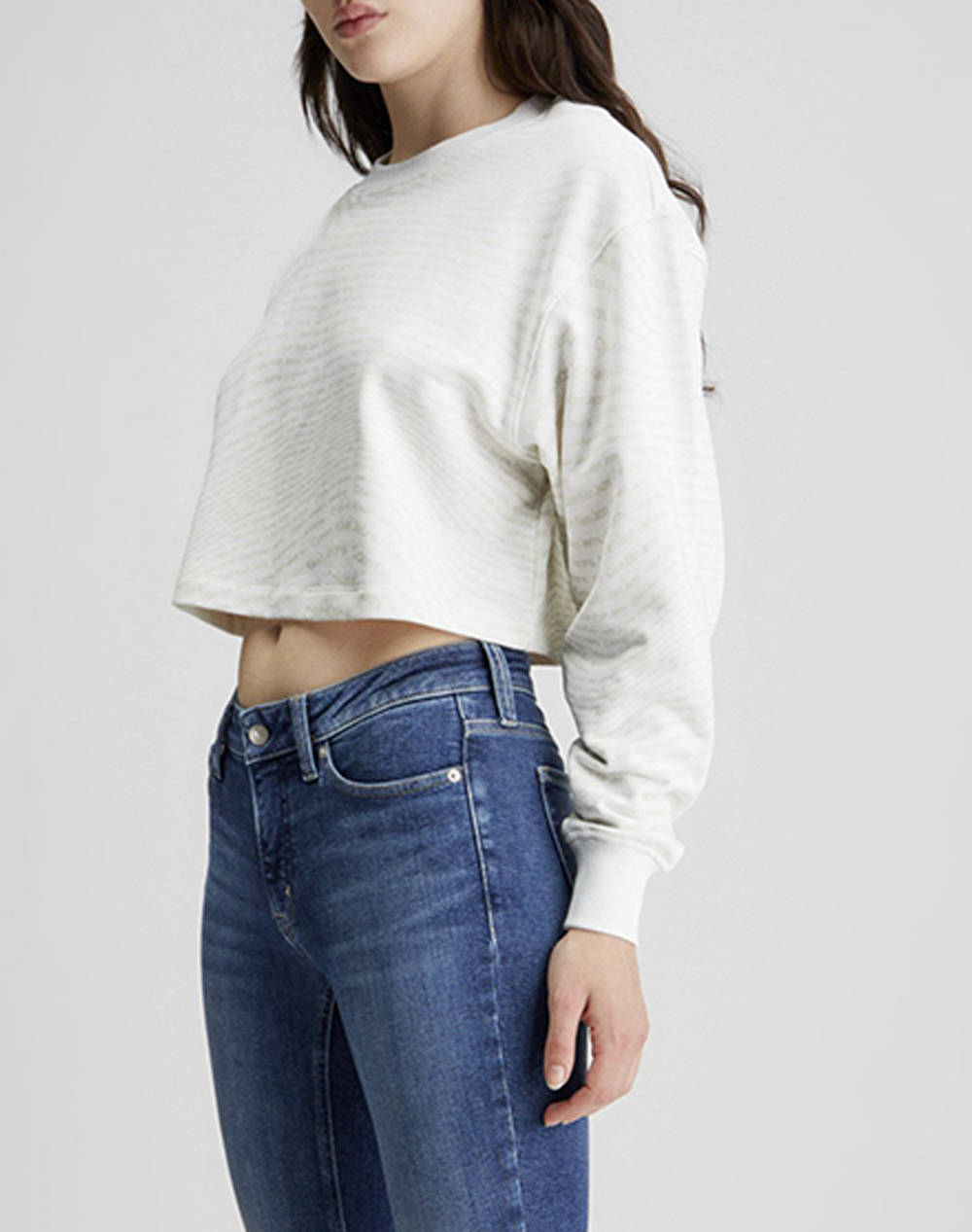 Calvin klein logo aop short crewneck