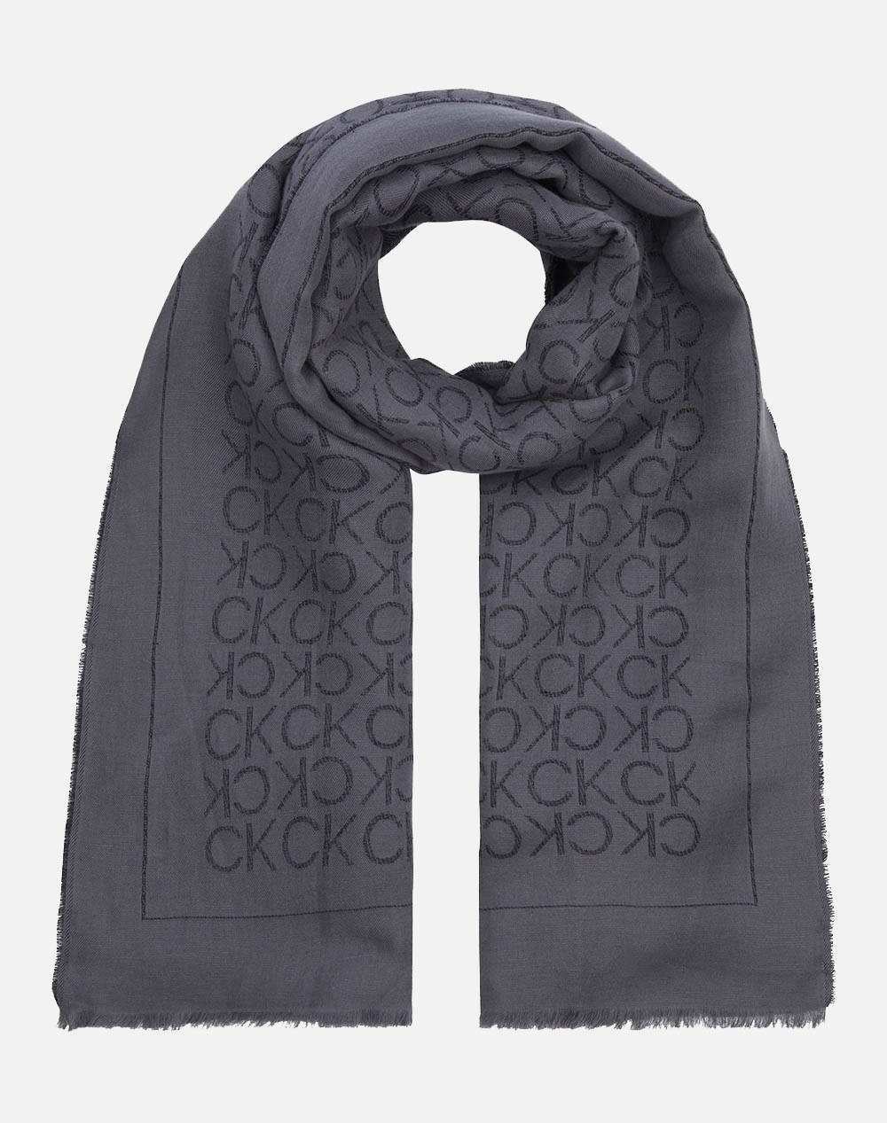 Calvin klein jacquard linen stole 70x180