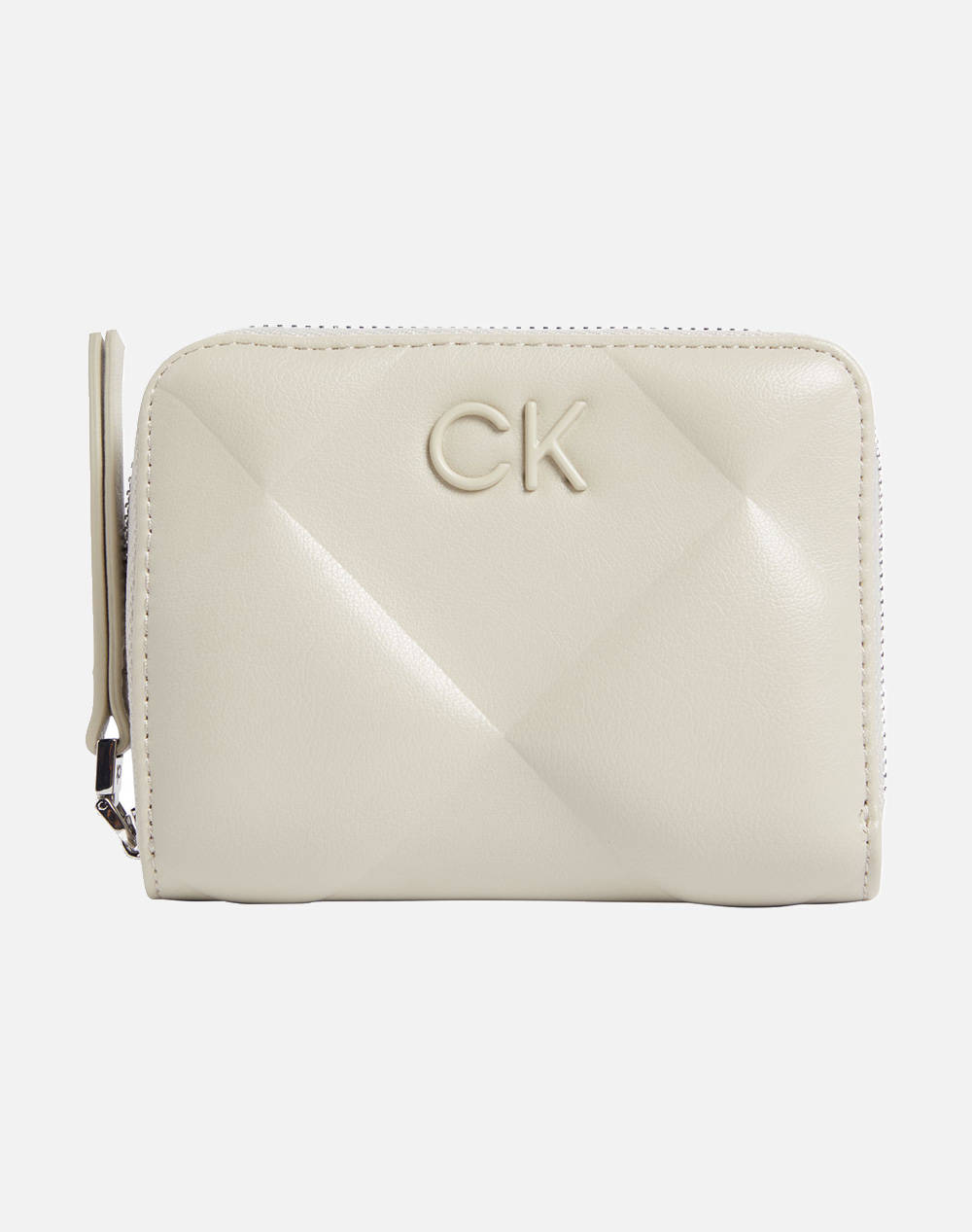 Calvin klein quilt medium zip around wallet (dimensiuni: 12.5 x 10 x 2 cm.)