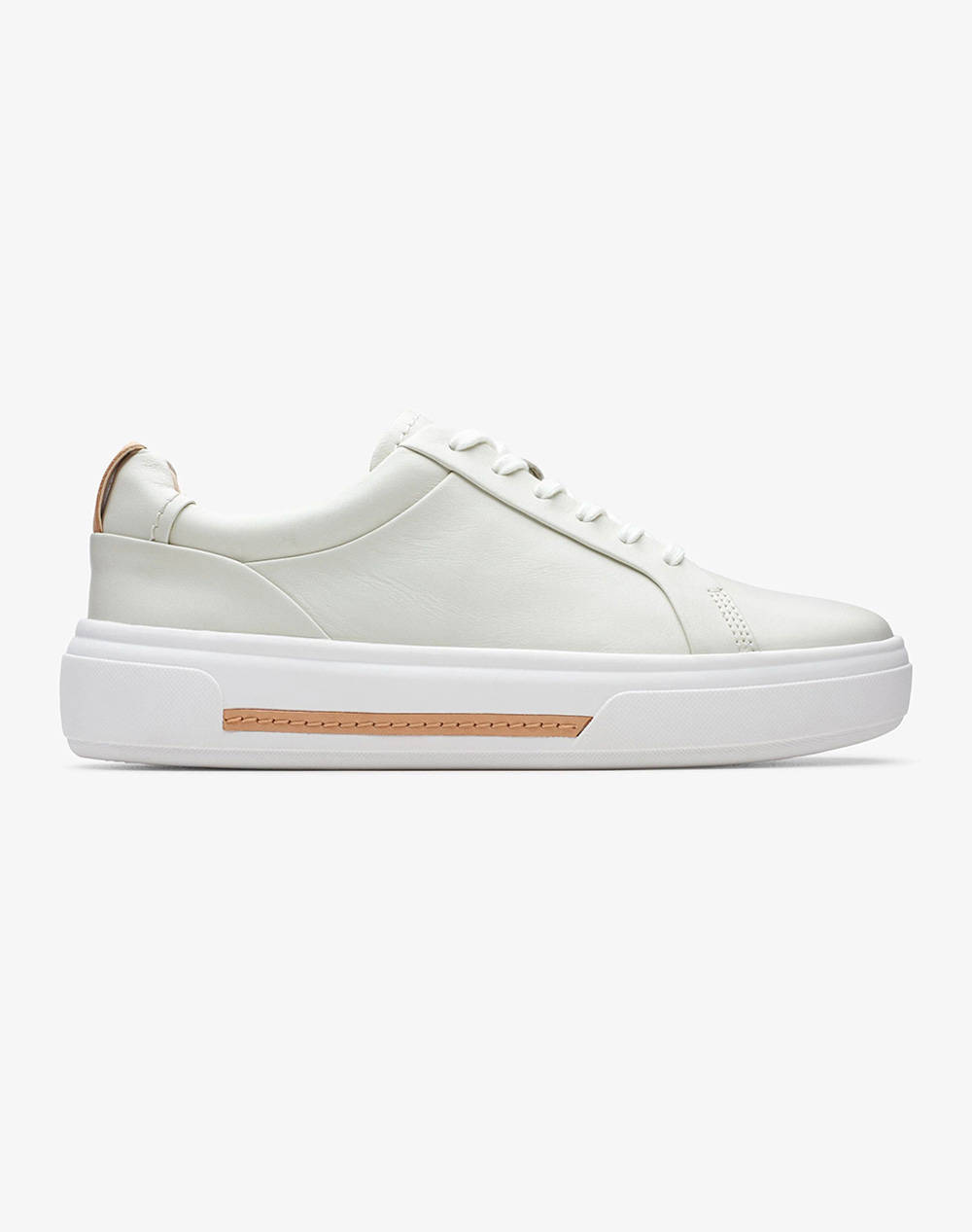 Clarks hollyhock walk off white lea