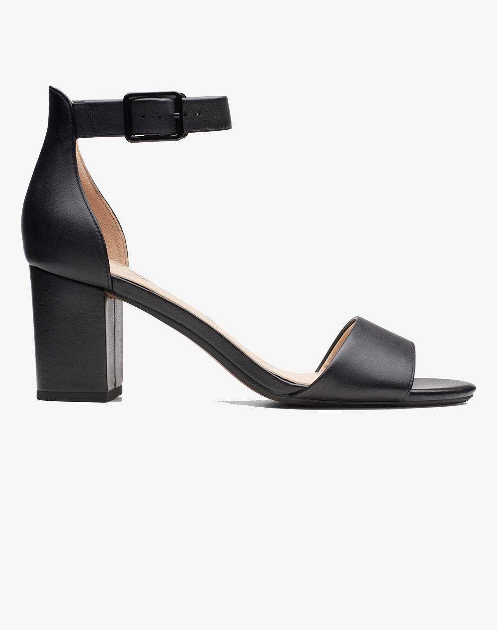 Clarks deva mae black leather