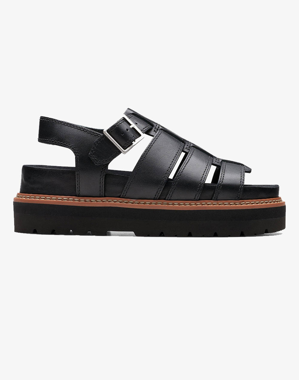 Clarks orianna twist black leather