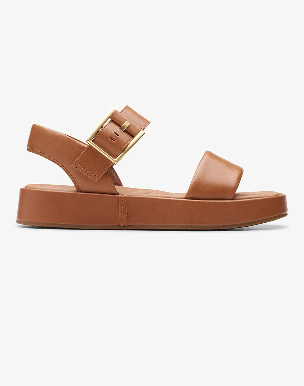 Clarks alda strap tan leather