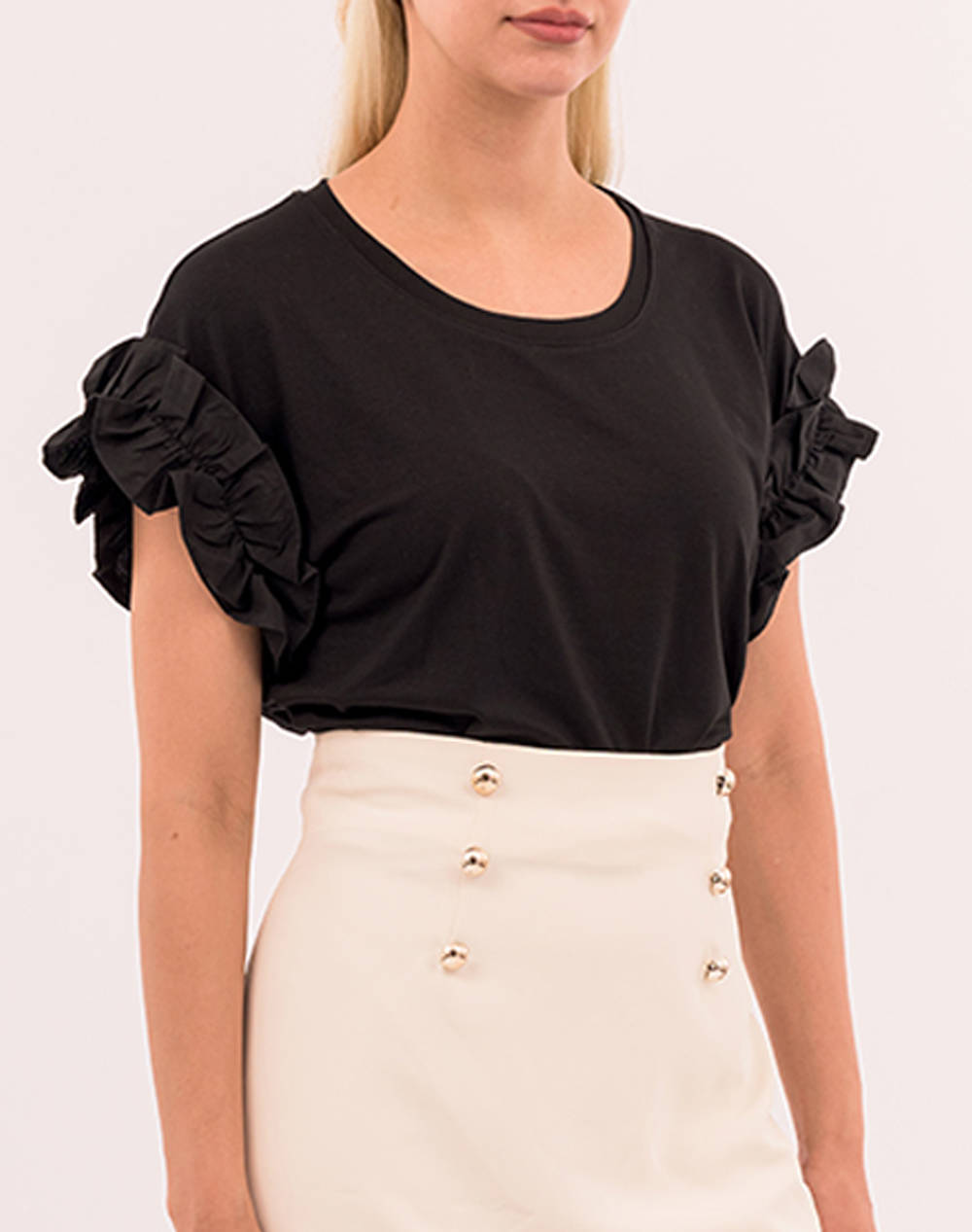 Forel bluza cu volanas