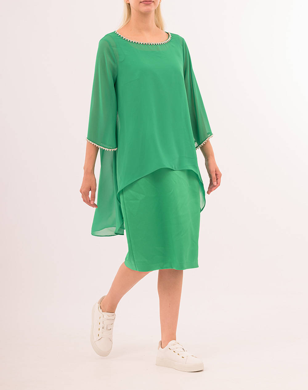 Forel rochie cu muselina