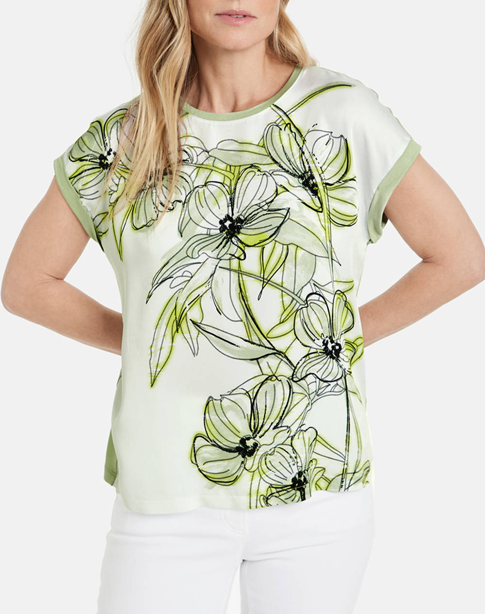 GERRY WEBER T-SHIRT 1/2 SLEEVE