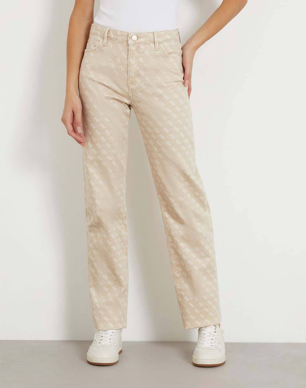 Guess 1981 straight pantaloni de dama