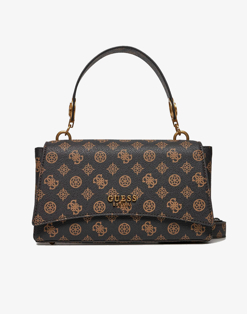 Guess masie top handle flap geanta de dama (dimensiuni: 26 x 15 x cm.)