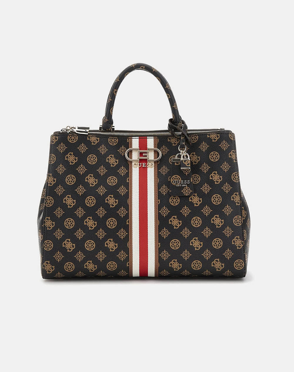 Guess nelka status satchel geanta de dama (dimensiuni: 35 x 25 x 11 cm.)