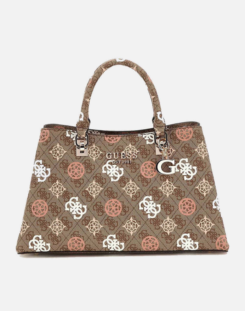Guess eliette logo grlfrnd satchel geanta de dama (dimensiuni: 32 x 20 x 10 cm)