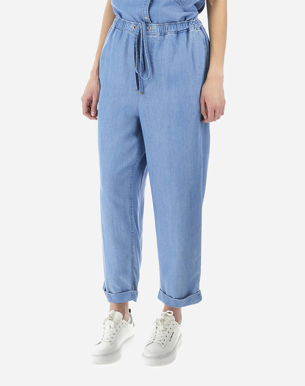 La martina pantaloni woman trousers light lyocell d