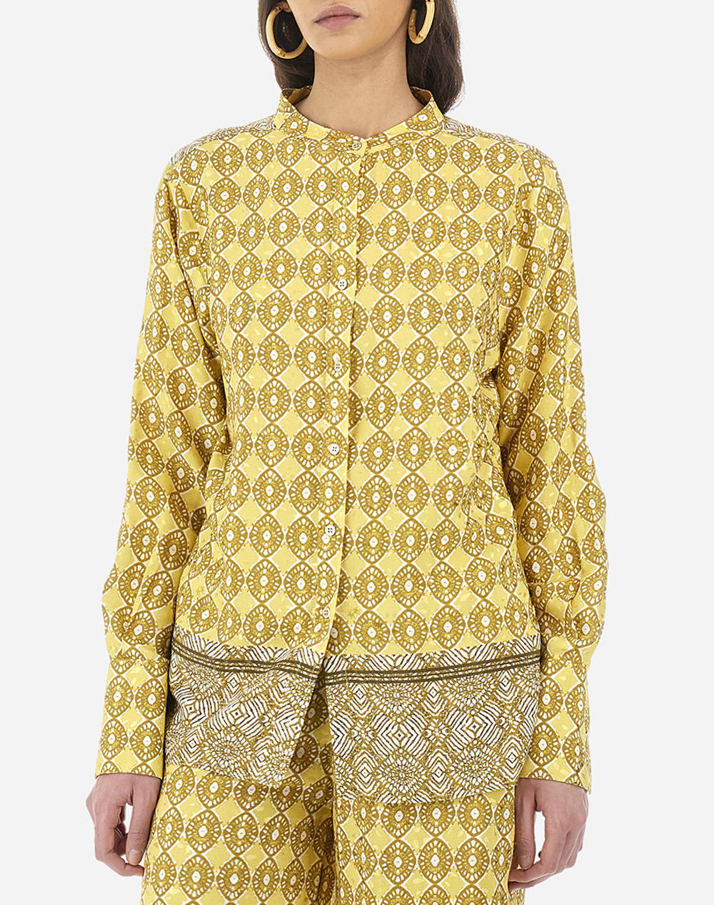 La martina camasa woman shirt printed poplin