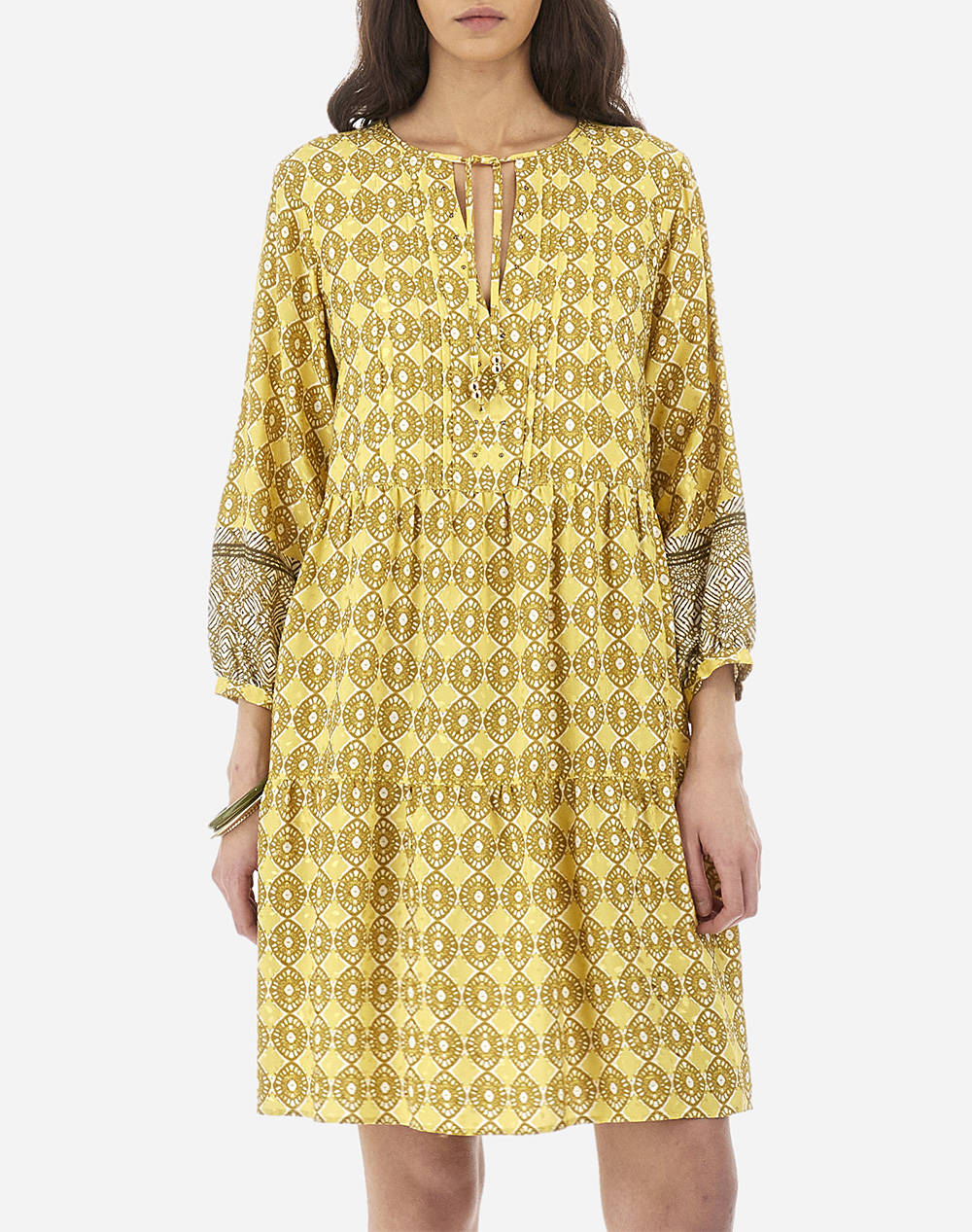 La martina rochie woman dress printed poplin