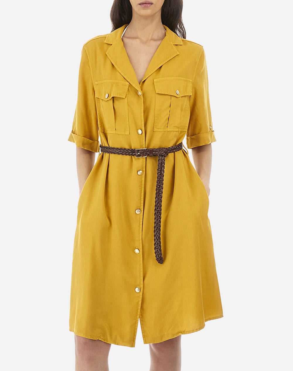 La martina rochie woman dress tencel twill