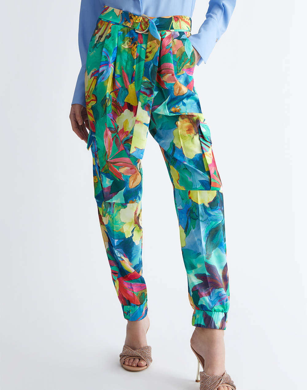 Liu jo black 1 ca4c37 ecs pant.c/pieghe pantaloni de dama