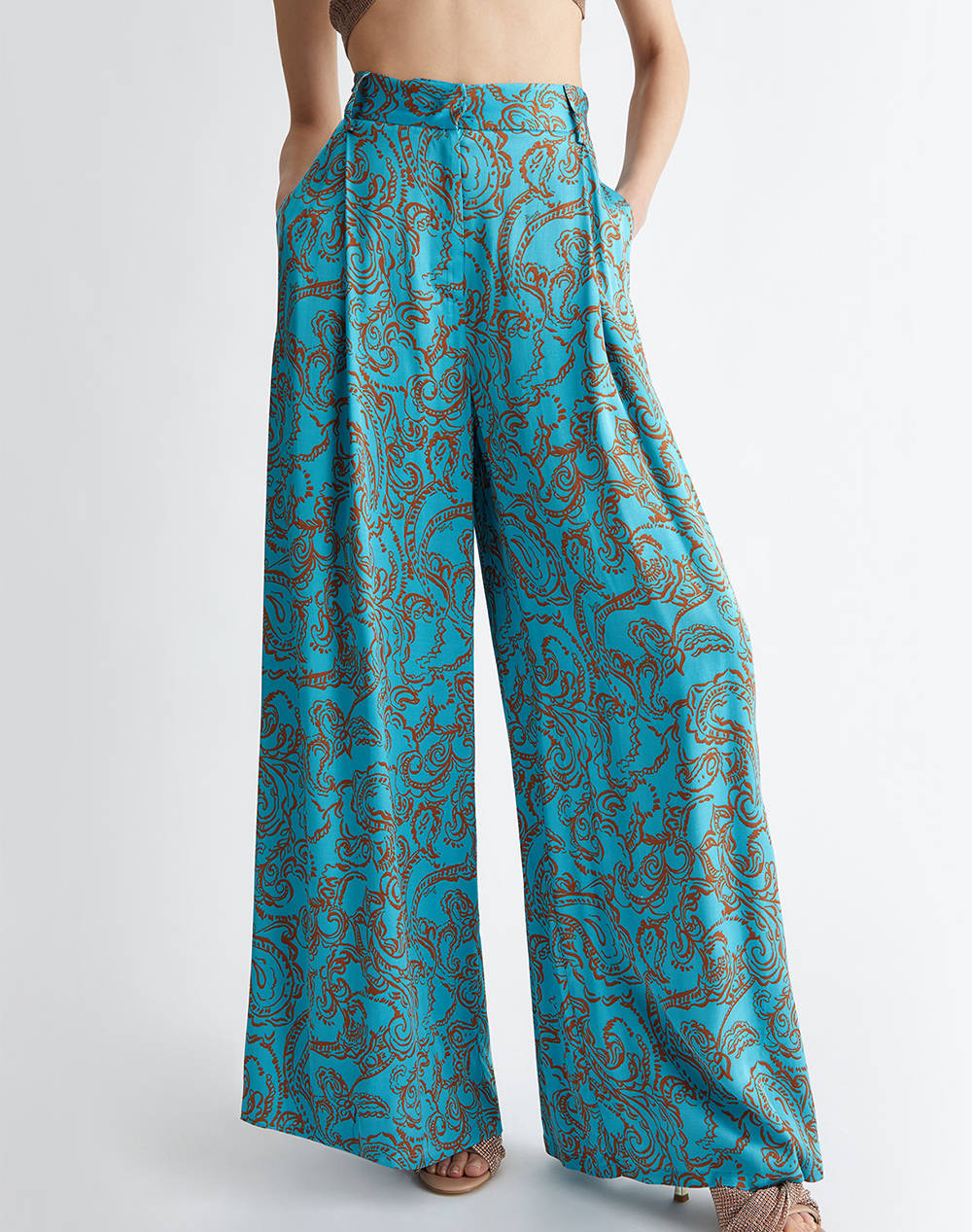 Liu jo black 1 ca4c47 ecs pant.c/pieghe pantaloni de dama