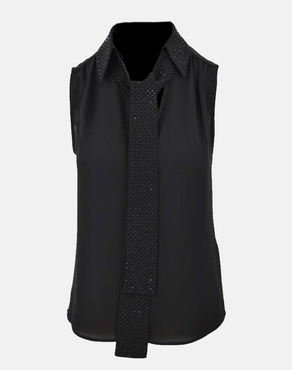 Liu jo black 1 ca4c09 tunica c/dettagli di strass