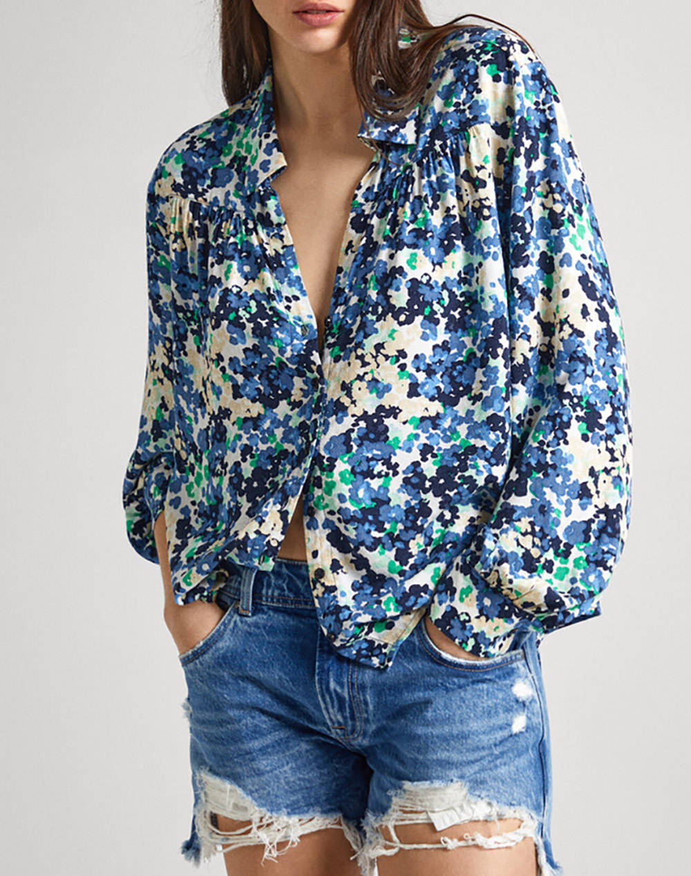 Pepe jeans e1 drop 2 ciria print camasa de dama