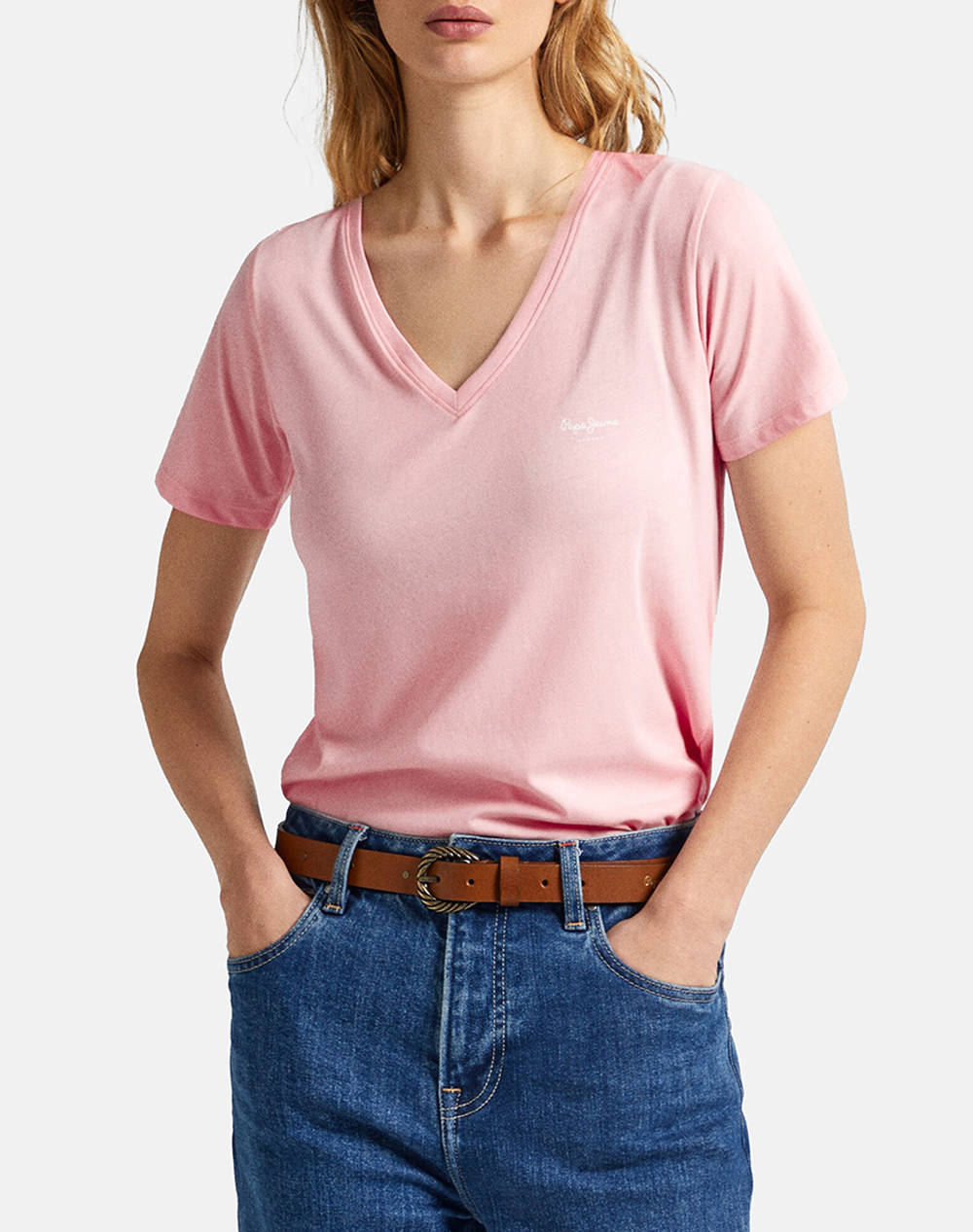 Pepe jeans e2 drop 3 lorette v neck bluza de dama