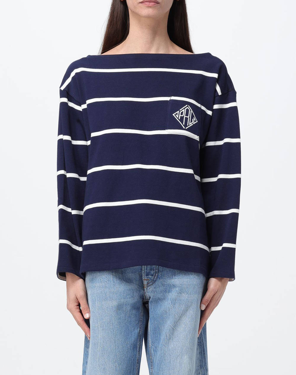 RALPH LAUREN RL CRST MRNR-LONG SLEEVE-T-SHIRT