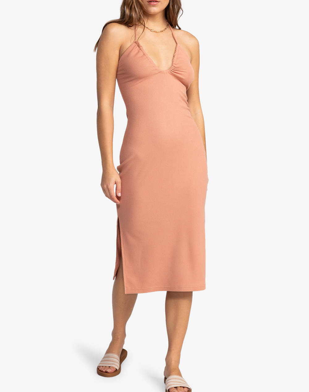 Roxy late sunset halter midi rochie de dama